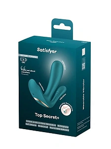 Satisfyer Top Secret + вибратор для тройной стимуляции (на батарейках)